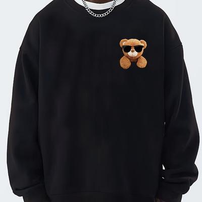 Crew Neck Sweatshirt, Windproof Cuffs, Cold Morning & Rainy Day
