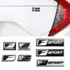 3D Metal F SPORT Logo Rear Trunk Badge Sticker Accessories For Lexus Fsport Plug-in Hybrid ES UX 300e GS GX LBX NX RX 350h 450h