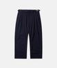 TY Classic Double-Pleat Trousers, Dark Navy