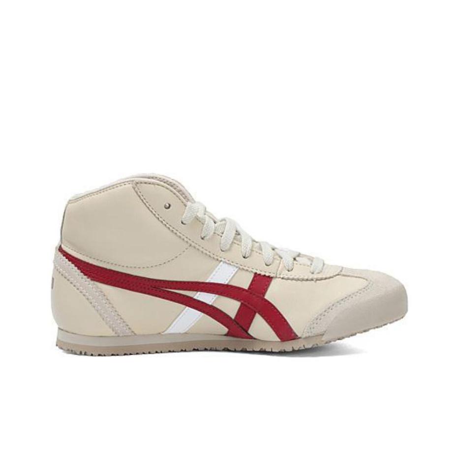 ONITSUKA TIGER Mexiko Mid Runner Lässige Bequeme Mid-Top Sneaker Unisex Sneaker Beige HL328-0226