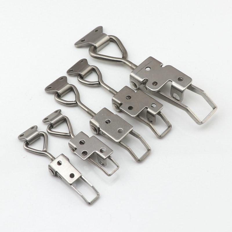 Latch Catch Toggle Quick Clamp 304 Stainless Steel Adjustable Hasp Lock for Home Sliding Door Furniture Cabinet Boxes Hardware
