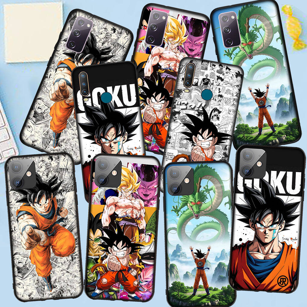 Phone Case for iPhone 17 15 16 Plus Redmi Note 14 12 11 13 Pro Max Huawei P30 P20 Lite OPPO A60 A40 A80 A38 A54 A17 Anime Dragon Son Gokus Ball Cover