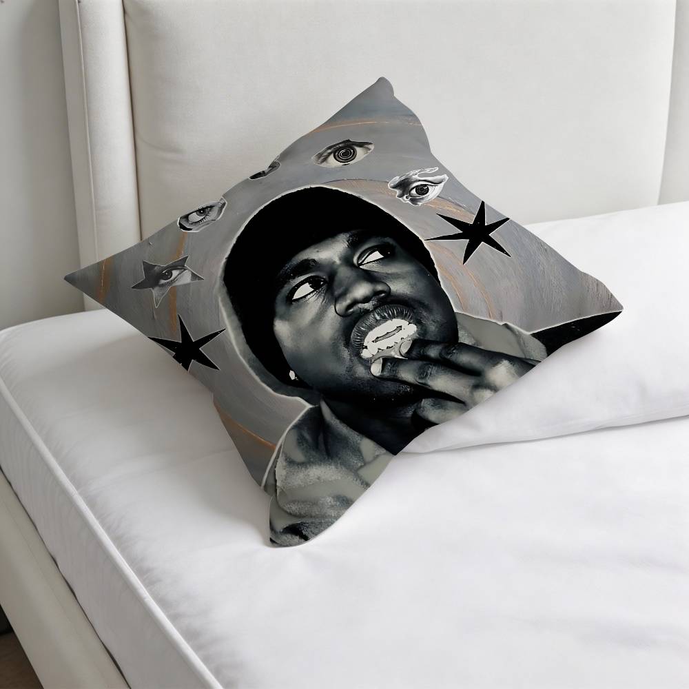 

KKanye WWest BBully Fashion Square Pillow Case Durable Throw Pillow Cover for Sofa Couch Chair 30x30cm