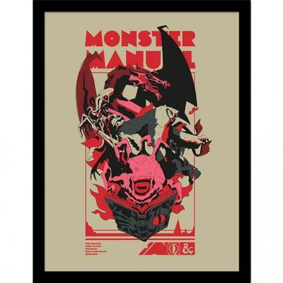 Monster Manual 2 Framed Poster