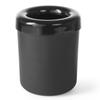 Table Dustpan or Cutlery Container Made of Black Plastic, Diameter 130mm Hendi 421574