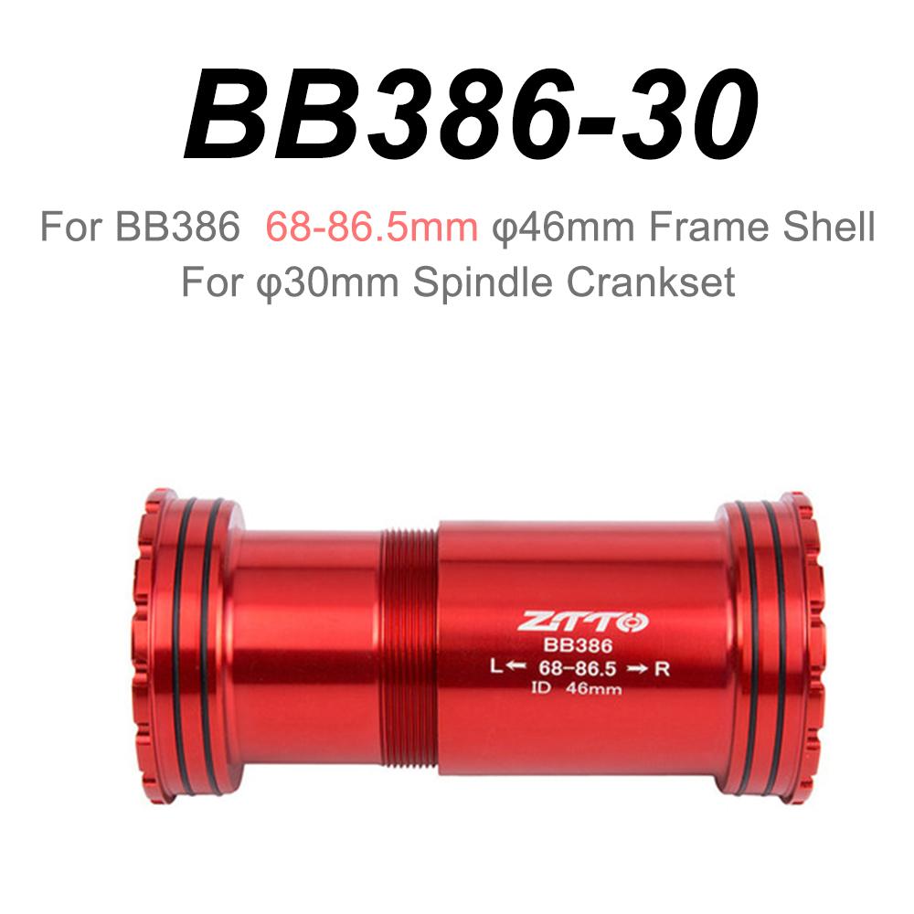 ZTTO BB386 Press Fit Bicycle Bottom Bracket And Install Tool Steel Ceramic Bearing 24 30mm MTB Road Bike BB DUB GXP Crankset