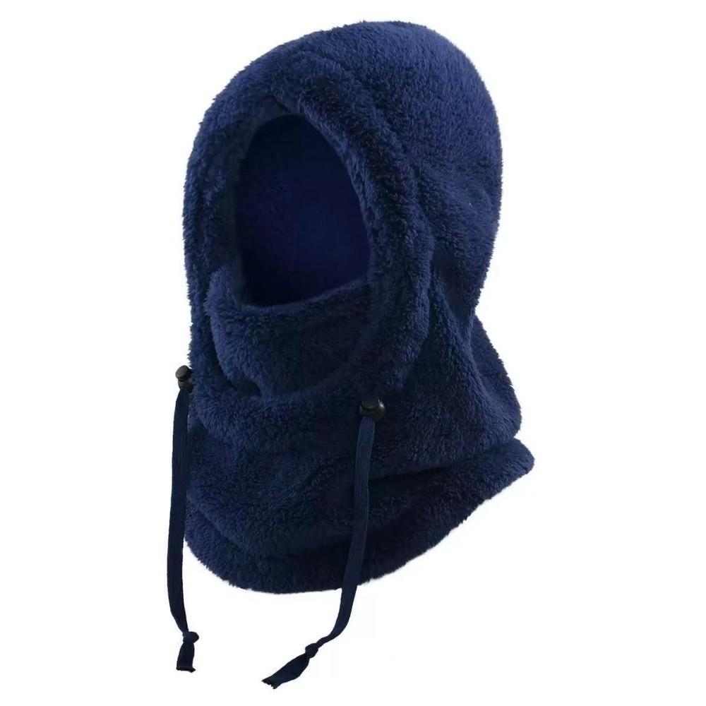 Warm One-piece Hat Scarf Windproof Hooded Hat Fashion Ear Protection Cap