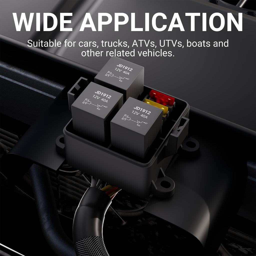 3 Channel Automotive Control Box With Protected Base And Quick Access Cover For Easy Maintenance