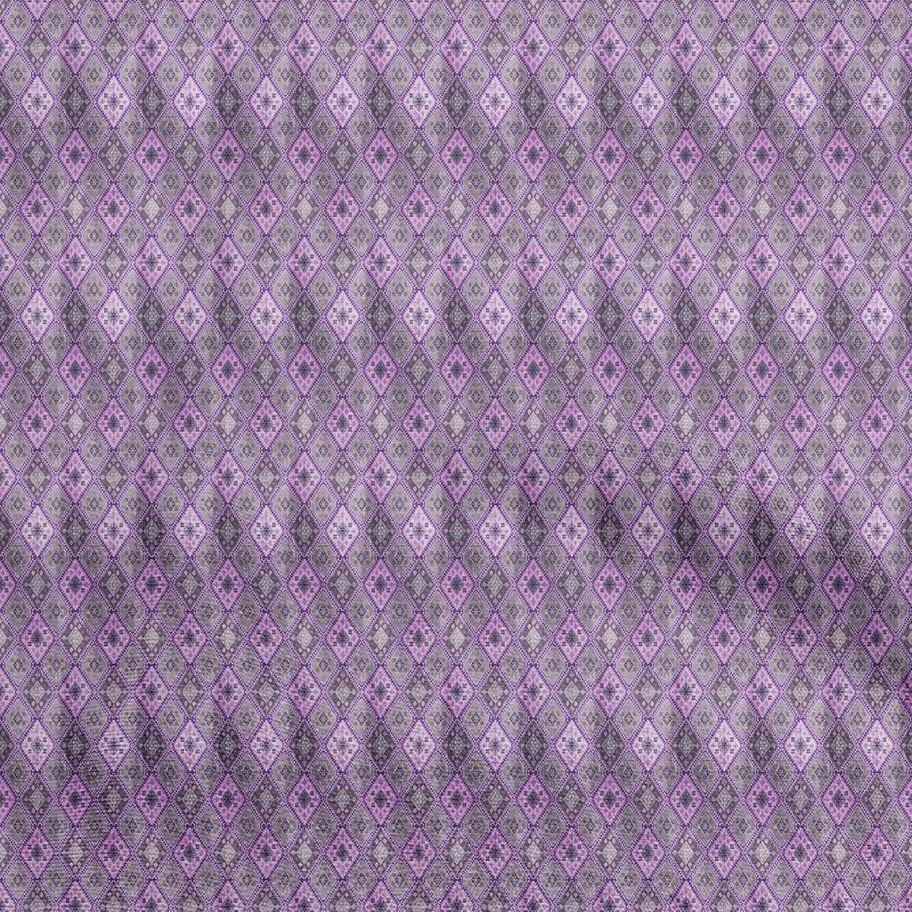 oneOone Cotton Flex Gray Fabric Asian Kilim Fabric For Sewing Printed Craft Fabric By The Yard 40 Inch
