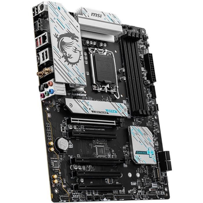 Motherboard - MSI - B760 GAMING PLUS WIFI - DDR4 - LGA 1700 - 128 GB Max