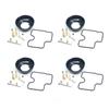 4 Set Motorcycle Carburetor Repair Gasket Diaphragm Rebuild Kit For Cb400 Nc31