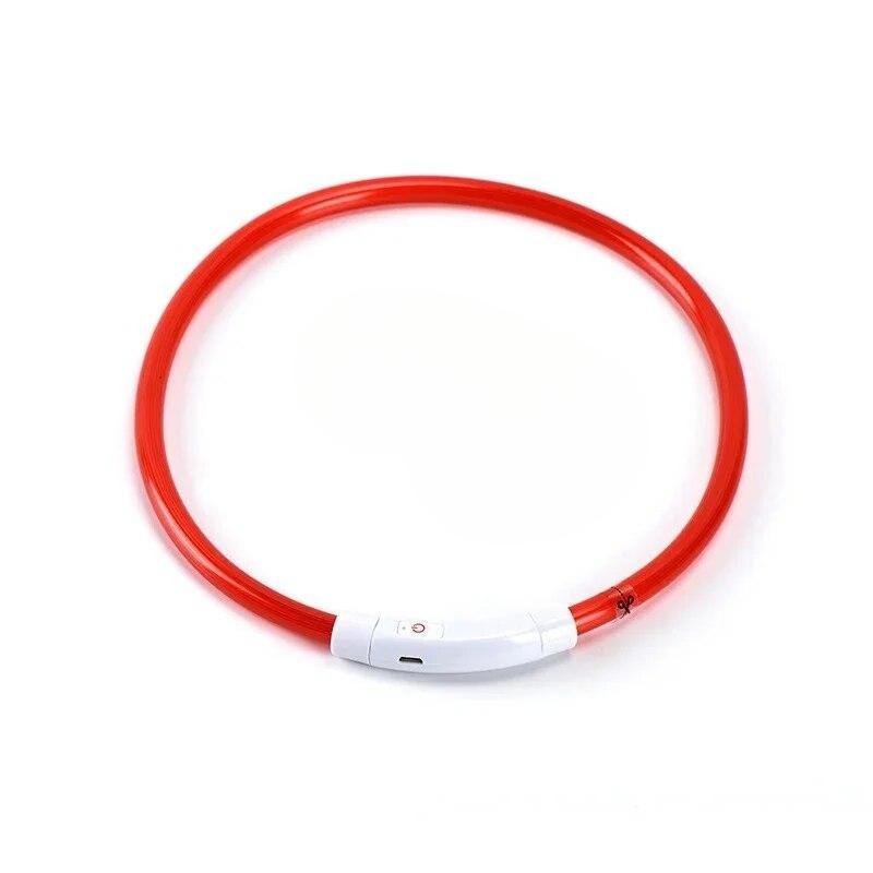 LED-Hundehalsband, leuchtendes USB-Hundehalsband für Katzen, 3 Modi, LED-Licht, leuchtendes Verlustpräventions-LED-Halsband für Hunde, Haustier-Hundezubehör
