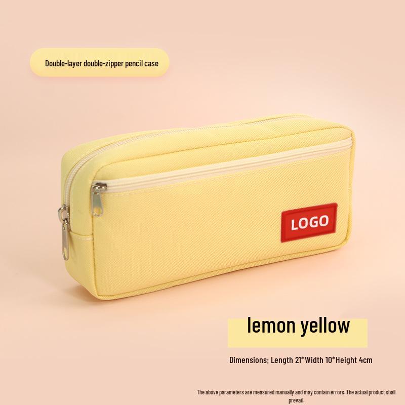 Korean Style Multi-Layer Large Capacity Pencil Case - High Appearance Composite Fabric for Students and Office Supplies