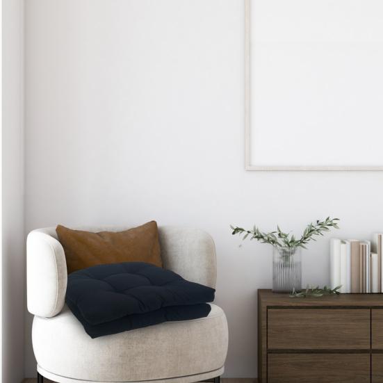 2 szt. Poduszki na krzesła ogrodowe Wodoodporne poduszki do siedzenia w kształcie litery U Grube bawełniane wypełnienie Łatwa w czyszczeniu poduszka tarasowa do salonu