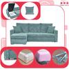Bonito Corner Sofa Bed Family Meble Corduroy Green