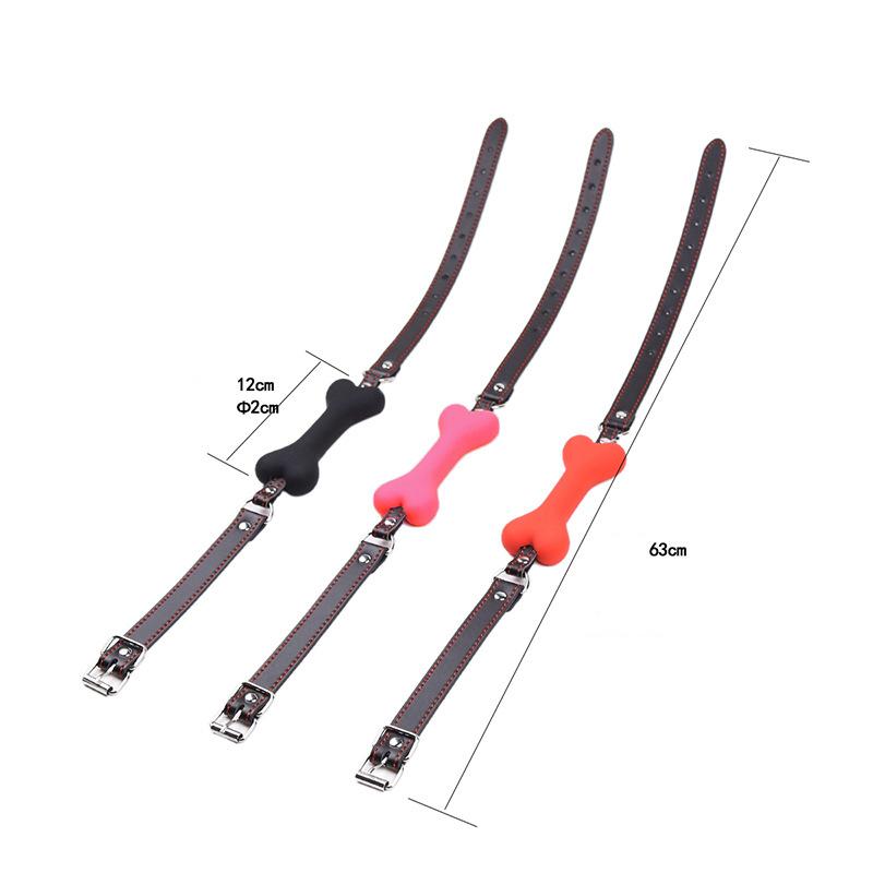 Dog Bone Shape Gag Ball Bondage Gear SM Adults Products Sex Toys Mouth Gag Sextoy Adult Sex Games Sex Ball Harness Strap Gag