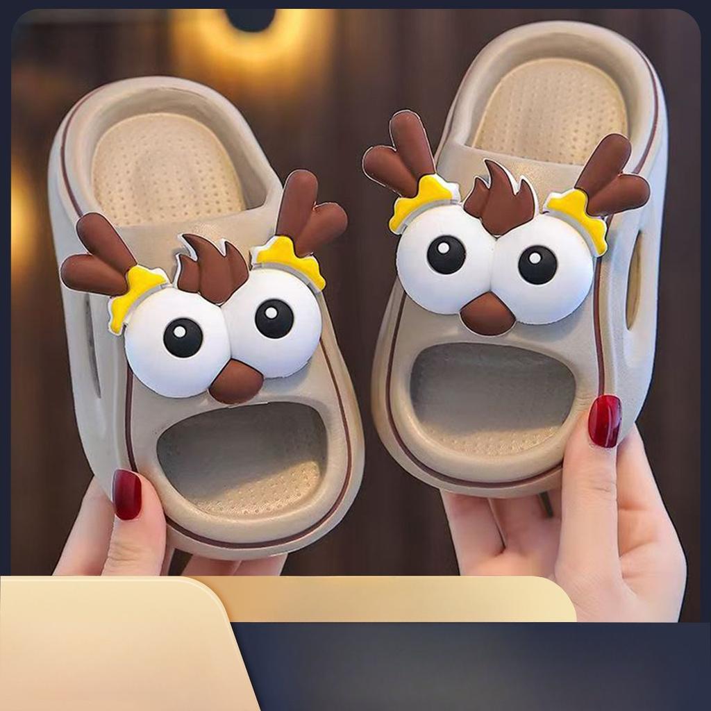 Boy's Slippers, Girl's Cartoonish Cute Anti-slip Cool Shoes