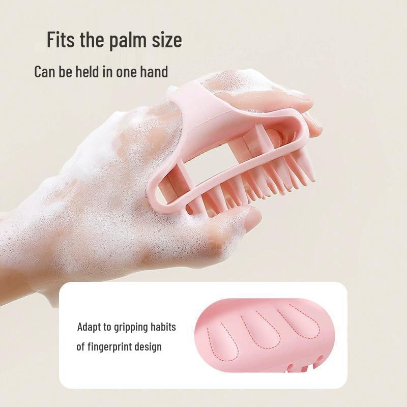 Sommer Silikon Kopfhautmassage Shampoo Bürste