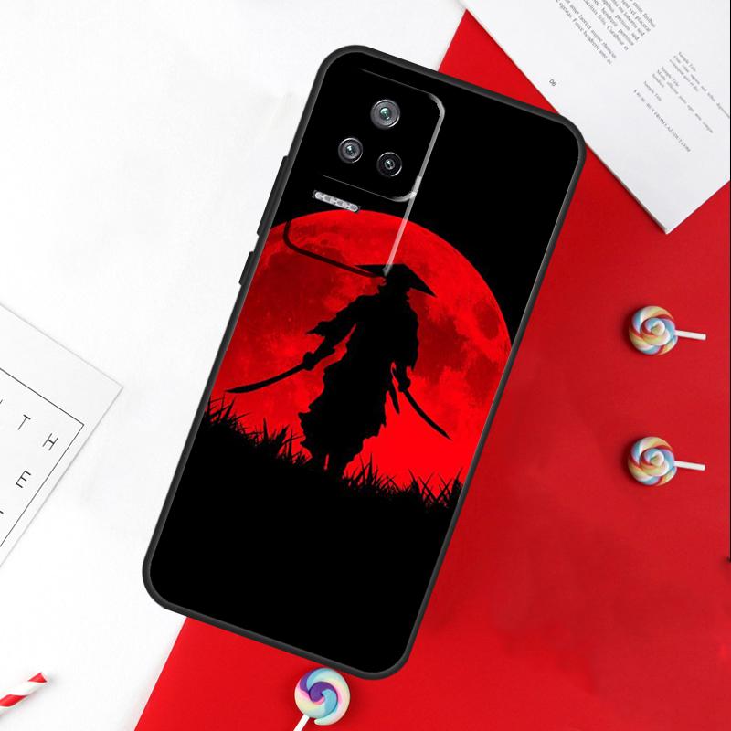Japan Samurai Ninja Cover For Xiaomi 11T 12T 13T 14T Pro 13 14 15 Ultra POCO X7 Pro X3 X5 X6 F5 F6 M6 Pro Case