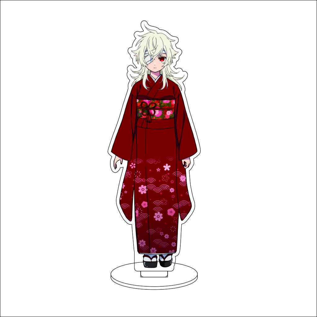 16CM Anime Summer Time Rendering Cosplay Acrylic Stand Ornaments Southern Hizuru Kofune Ushio Figure Stand Halloween Gifts