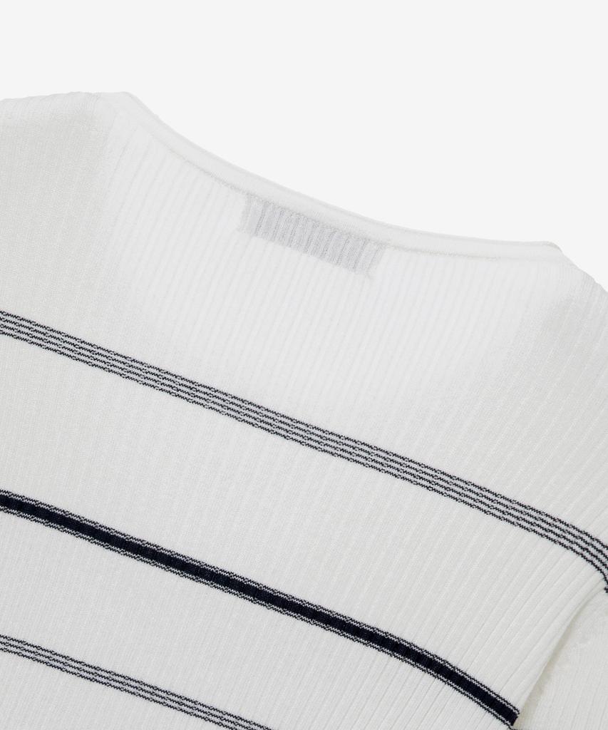 MIND BRIDGE WOMEN [W] Striped Layered Cardigan Knit