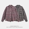 Men's Button Down Shirts Regular Fit Long Sleeve Casual Plaid Shirt for Men Vintage Soft Plaid Shirts with Pocket