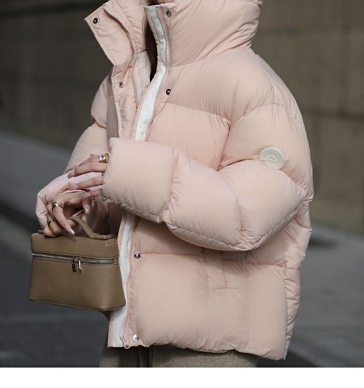 2025 Hot Style Heavyweight Short Hooded Down Jacket - 90% White Duck Down, Waterproof, Snow Mountain Design.