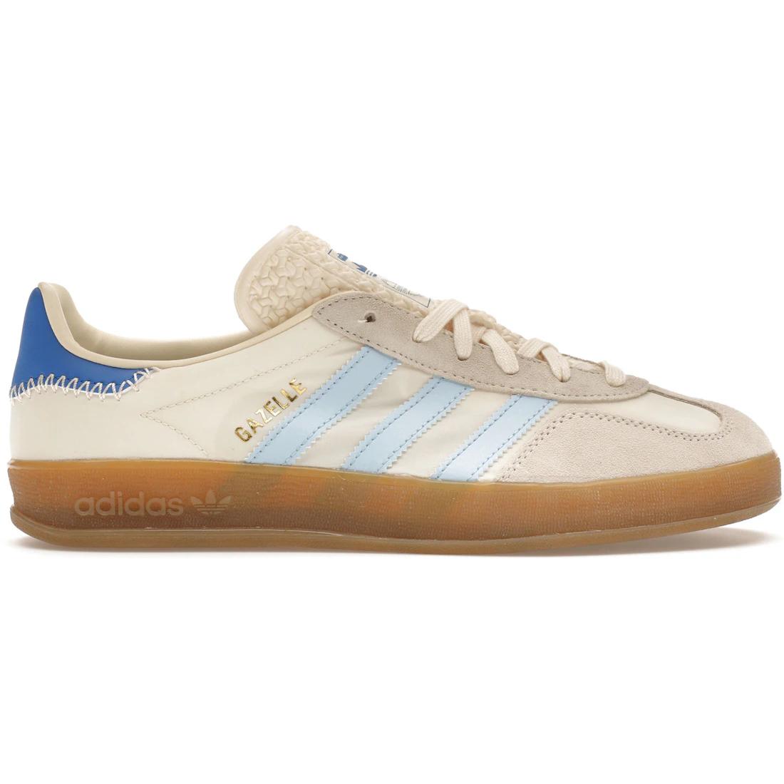 

Кроссовки adidas Gazelle Indoor Молочный Белый Небесно-Голубой(JI2004) 38