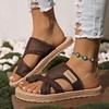 Fashion Women Slippers Casual Peep Toe Slip On Slippers Women Fashion Clip Toe Solid Color Comfort Sandals Outdoors Beach Slides Women