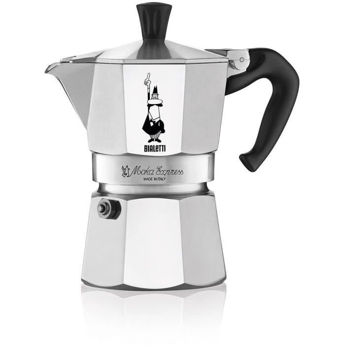 BIALETTI Italian Coffee Maker - Moka Express - Aluminum - 4 Cups
