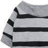 Pet Vest Stripe Pattern Dress-Up Breathable Pullover Type Comfy Dog Clothes for Home Wear