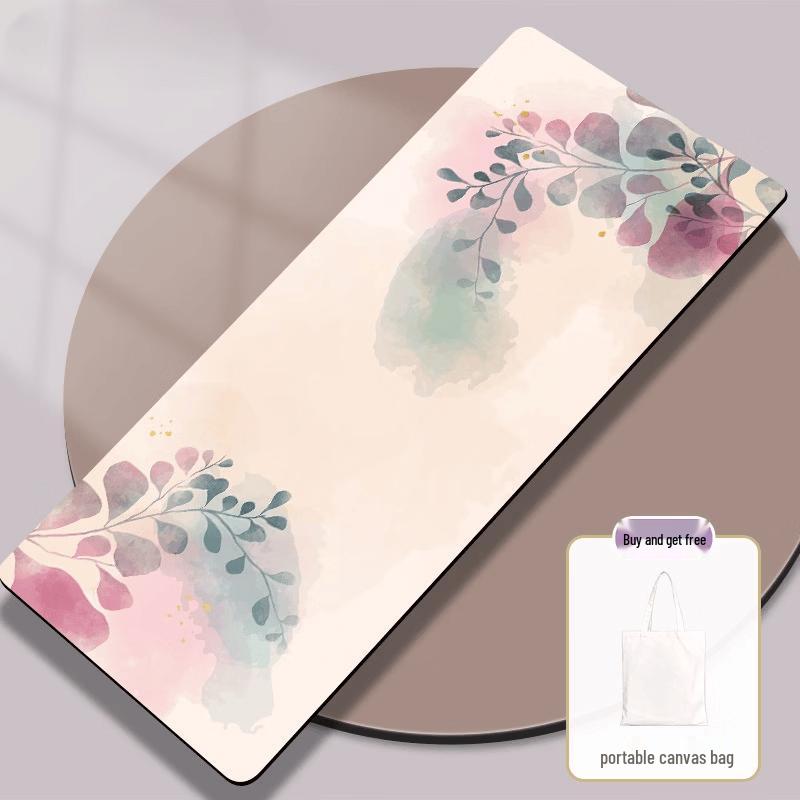 OEING Thickened Anti-Slip Suede Rubber Yoga Mat