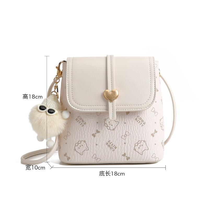 

Today s popular mini messenger small bag, new lightweight printed shoulder bag, multi-layer large-capacity mobile phone bag