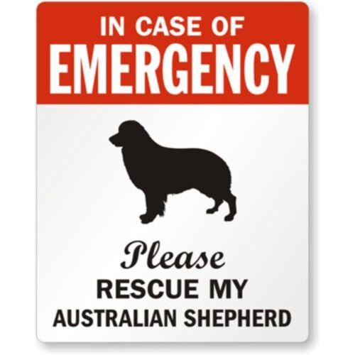 

Australian Shepherd Aluminum Weatherproof Sign pAluminum 20x30cm（7.8x11.8inch）
