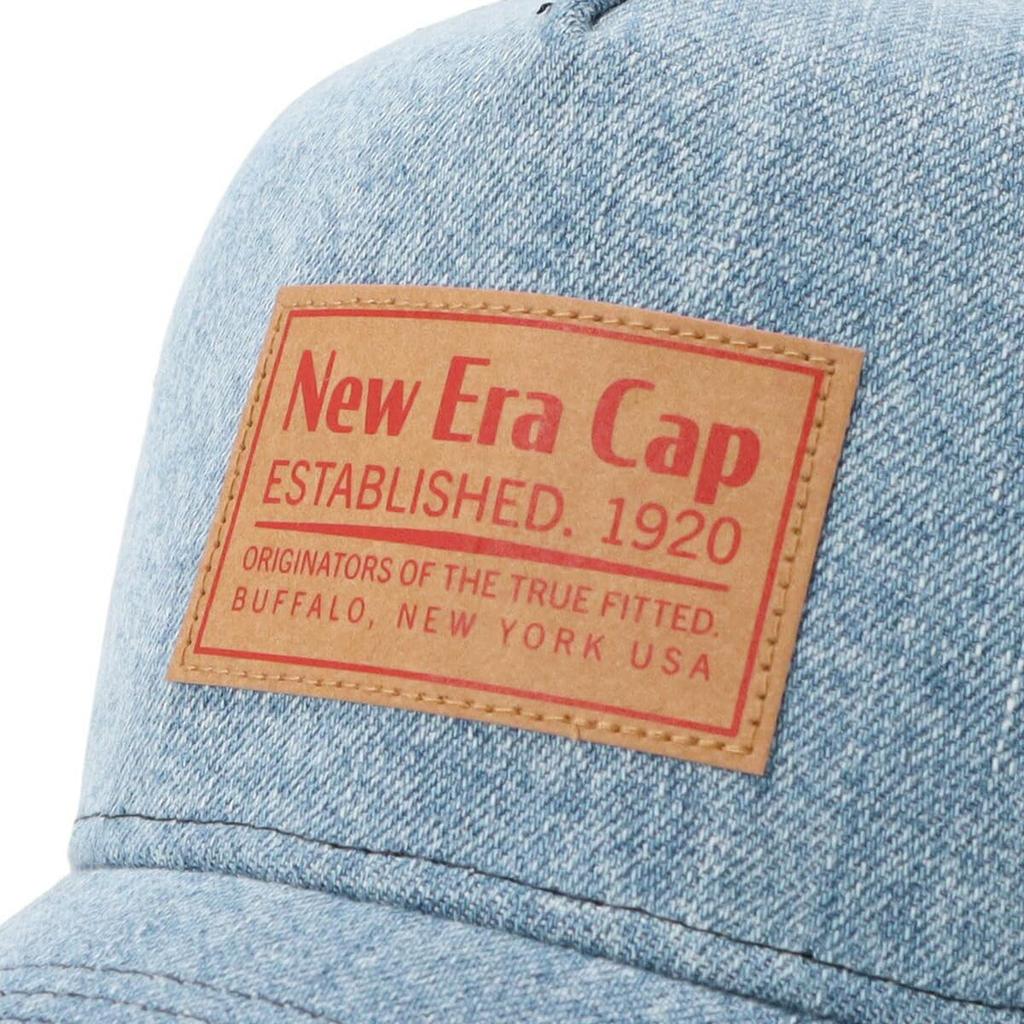 New Era Mesh Free Size 940AFTR DENIM LOGO SNAP LP BLU Cap, Denim, Navy,