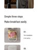 Multi-Functional Breakfast and Sandwich Maker – Crimping Toaster & Waffle Maker