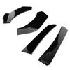 4Pcs Universal Front Bumper Splitter Lip Lower Chin Diffuser Spoiler Deflector Body Kit