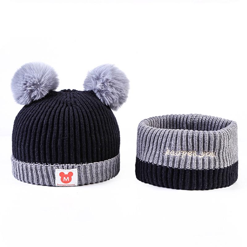 Cozy Infant Hat: Soft Double-Layer Cap for Boys & Girls (0-12 Months) - Perfect for Autumn & Winter
