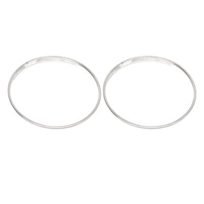 2 Pz Pelle per Batteria 8in Pelle per Batteria Pellicola di Poliestere a 2 Strati Accessorio per Strumento per Sostituzione Trasparente