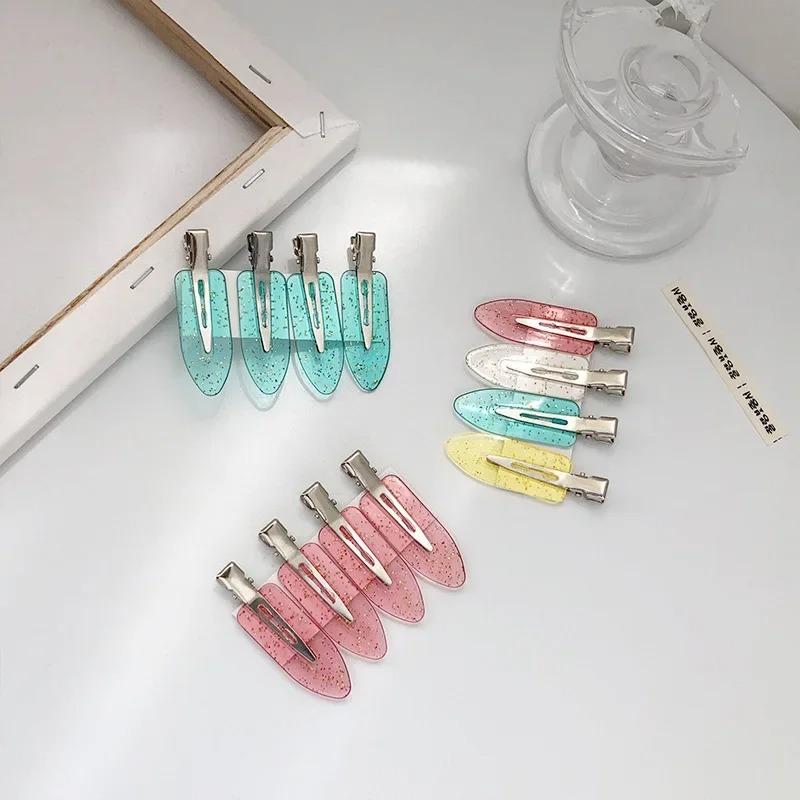 20 buc pachet femei multicolore păr cleme pentru breton coafuri laterale Duckbill clipuri păr agrafă machiaj spălat față accesorii