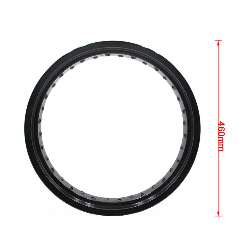Motocross 17 Inch 1.60x17"/1.85x17"/2.15x17"/2.50x17"/3.00x17"/3.50x17" Aluminum Alloy Rims Motorcycle 32 Spokes Holes Wheel Hub