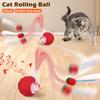 Hot New Automatic Interactive Teasing Cat Ball Durable Chew-resistant with Fake Tail Intelligent Pet Cat Dog Play Prop Accessory