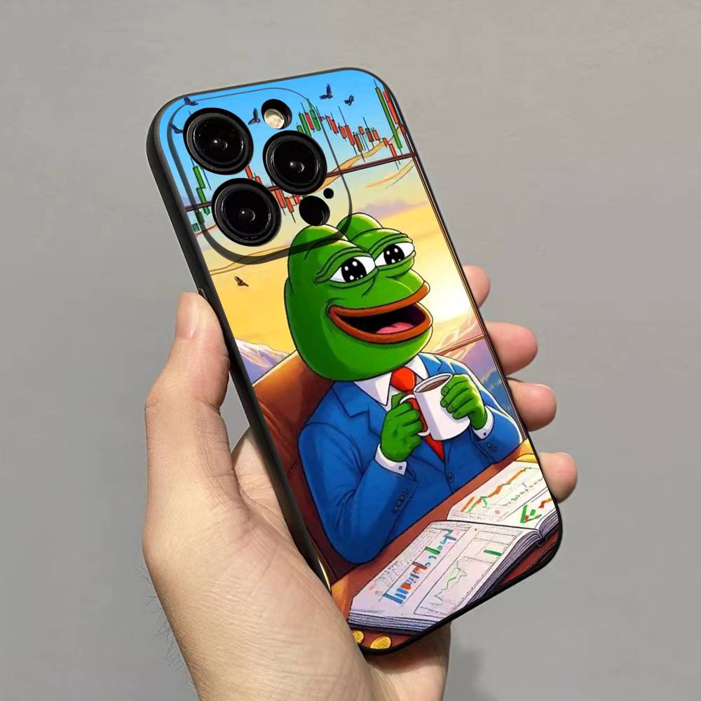 Traurige Frosch Pepe Handyhülle Für iPhone 17 16 15 14 11 12 13 Mini Pro XS Max Plus Hülle Schale