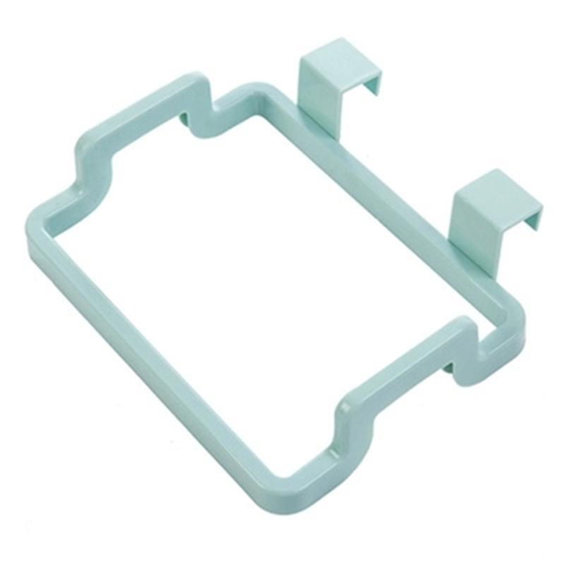 Portable Plastic Kitchen Garbage Bag Holder and Storage Rack