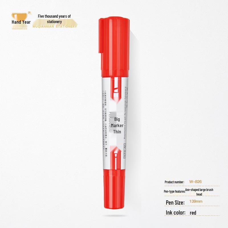 Five Thousand Years Dual-Tip Marker: Water-Based Fine & Thick, Non-Erasable Line Drawing & Art Pen.