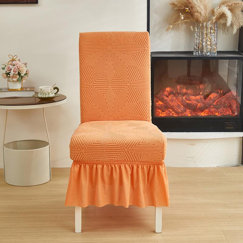 Thickened Elastic Chair Cover Skirt Integrated Stool Dust Cover Hotel Restaurant Universal In All Seasons