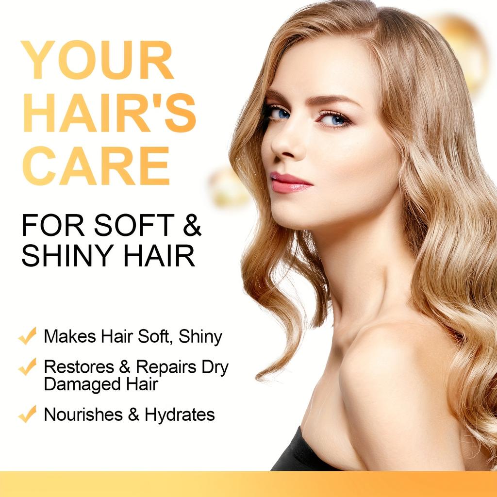 Keratin Hair Care Oil Spray - Deeply Moisturize and Soft Hair, Dry & Damaged Hair,Enhance Hair Shine and Frizz Control - Suitable for All Hair Types