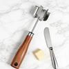 Hackfleischzerkleinerer Kartoffelstampfer mit Holzgriff Multifunktionaler Lebensmittelstampfer für Küche Catering Zuhause Fleisch Gemüse Kartoffel