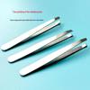 Eyelash Curler Eyebrow Shaping Tweezers Set - Stainless Steel, Slant Tip, Beauty Tools
