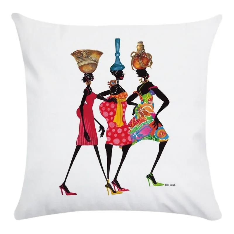 

Чехол на подушку для офисного сиденья Этнический танец Простой принт Супермягкий Чехол для подушки Модный Роскошный Домашний декор 66x66cm зелёный